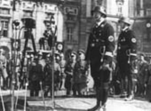 Himmler on Heldenplatz (photo: DÖW)